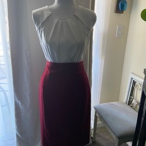 Express women skirt size 10. Red. Never worn.